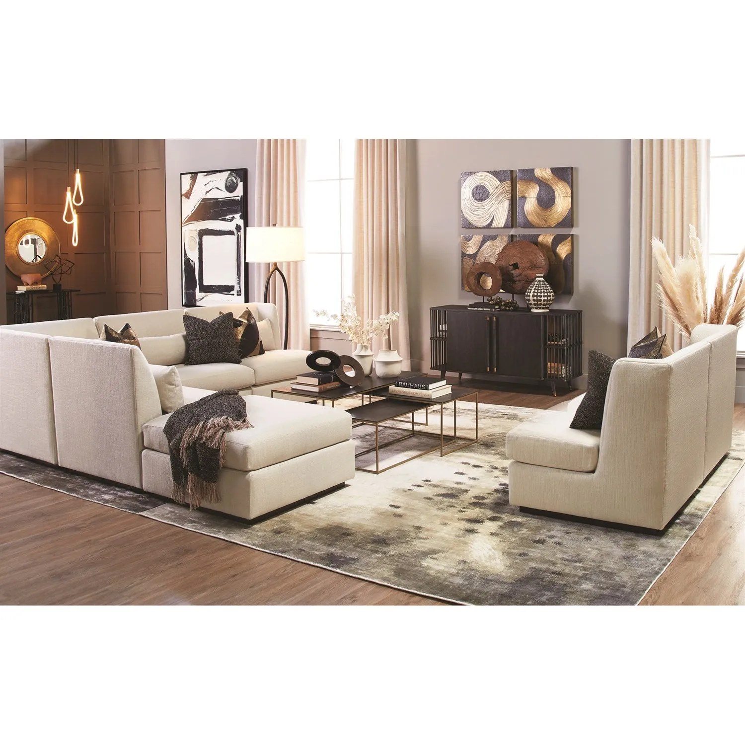 Alder Sectional - Armless Section - Moonstone