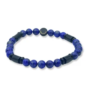 Barrel Gemstone Stretch Bracelet