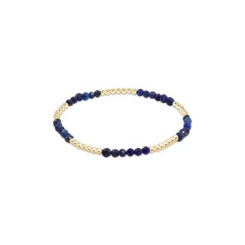 Blissful Pattern 2.5mm Bead Bracelet - Gemstones