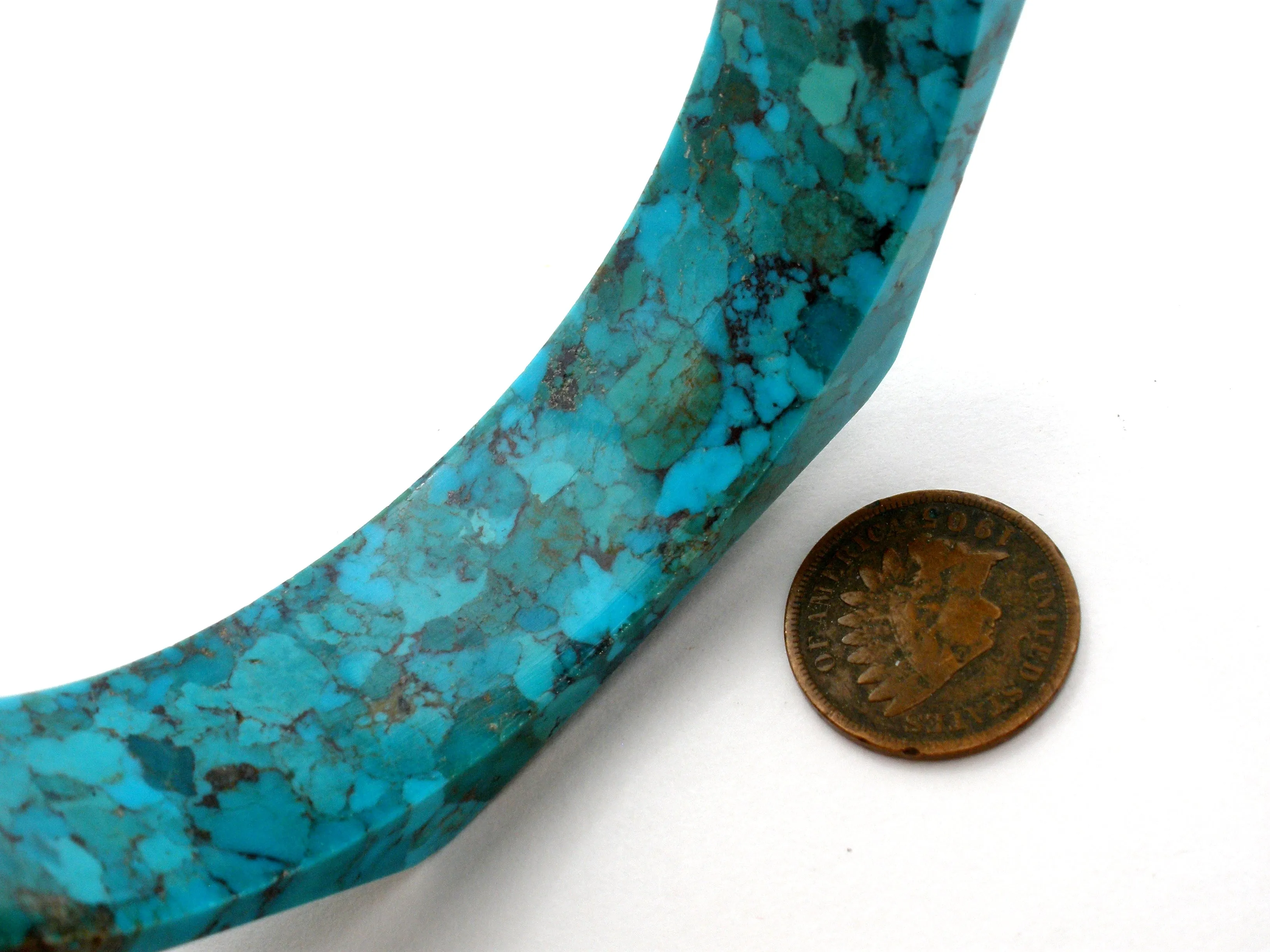 Blue & Green Turquoise Bangle Bracelet