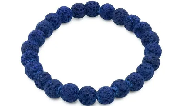 Blue Lava Gemstone Bracelet