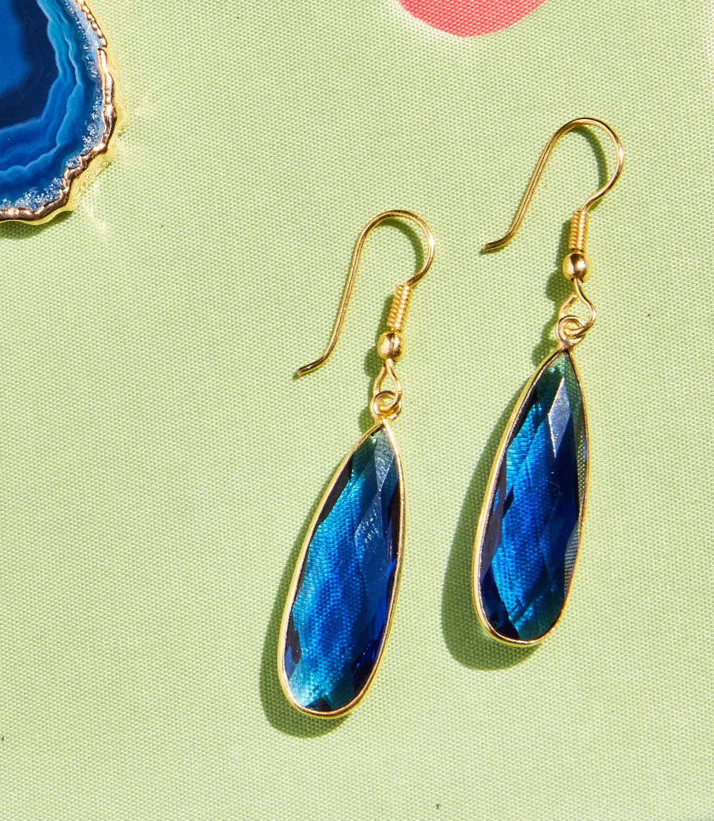 Blue Quartz Earrings