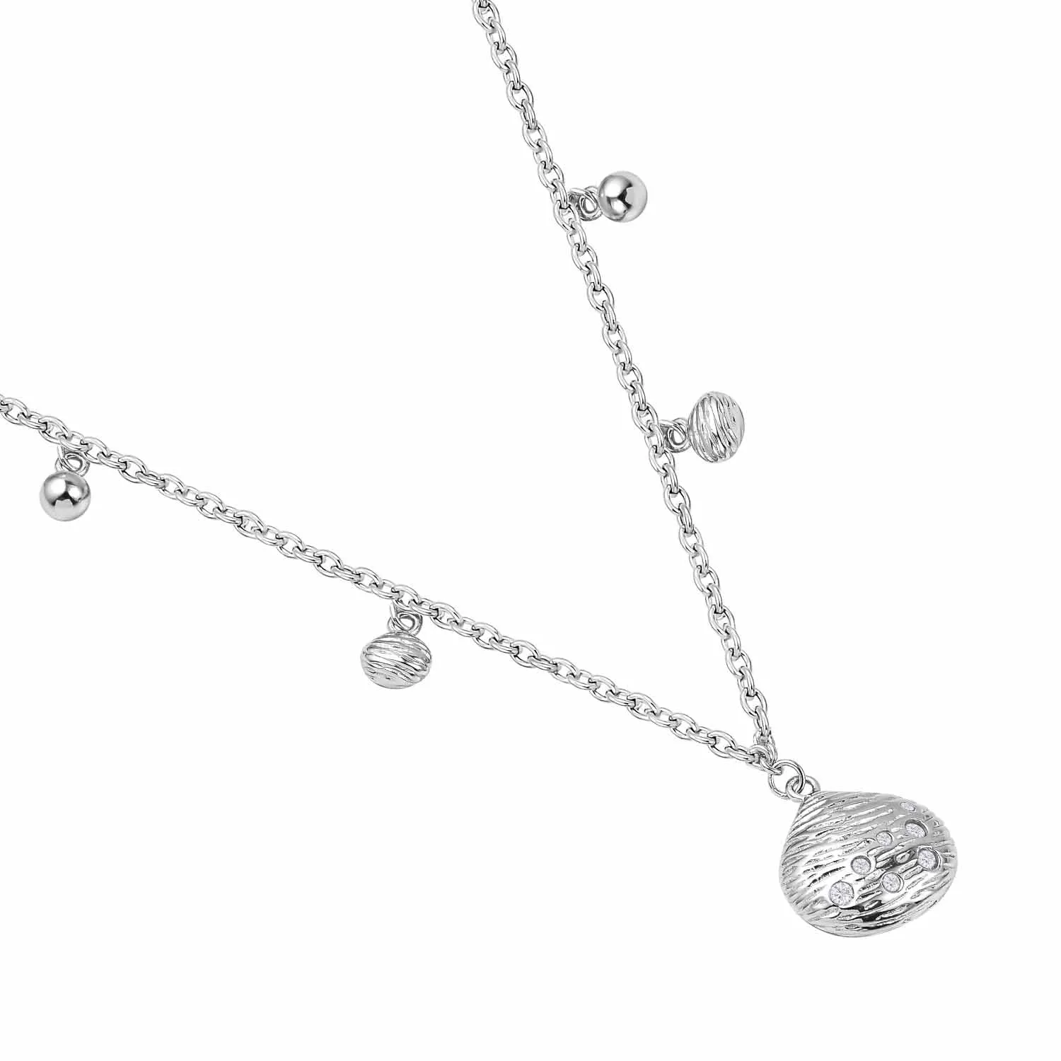 Cala Mini Charm Diamond Necklace