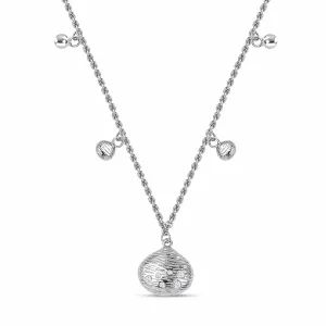 Cala Mini Charm Diamond Necklace