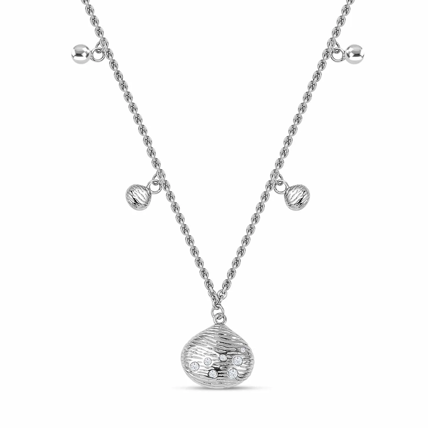 Cala Mini Charm Diamond Necklace