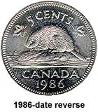 Canada Steel 2006 5 cents  (Elizabeth II) 3.95gr 0.945