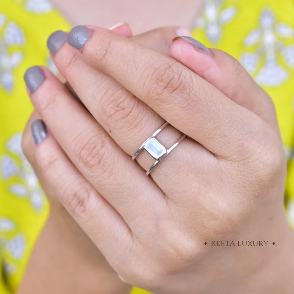 Classic Delight - Moonstone Ring