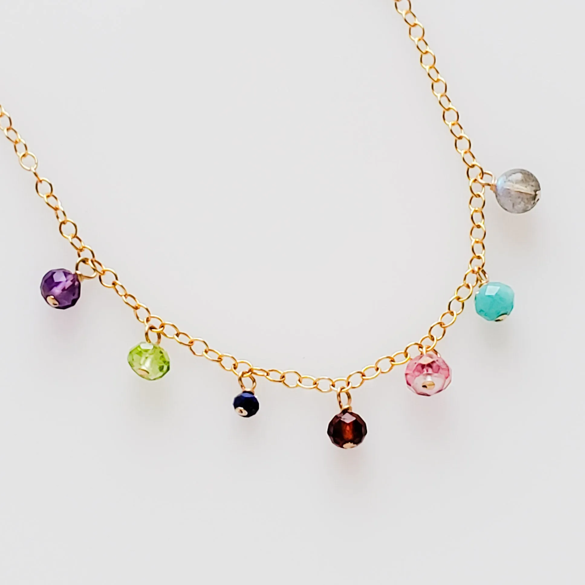 Confetti Gemstone Necklace