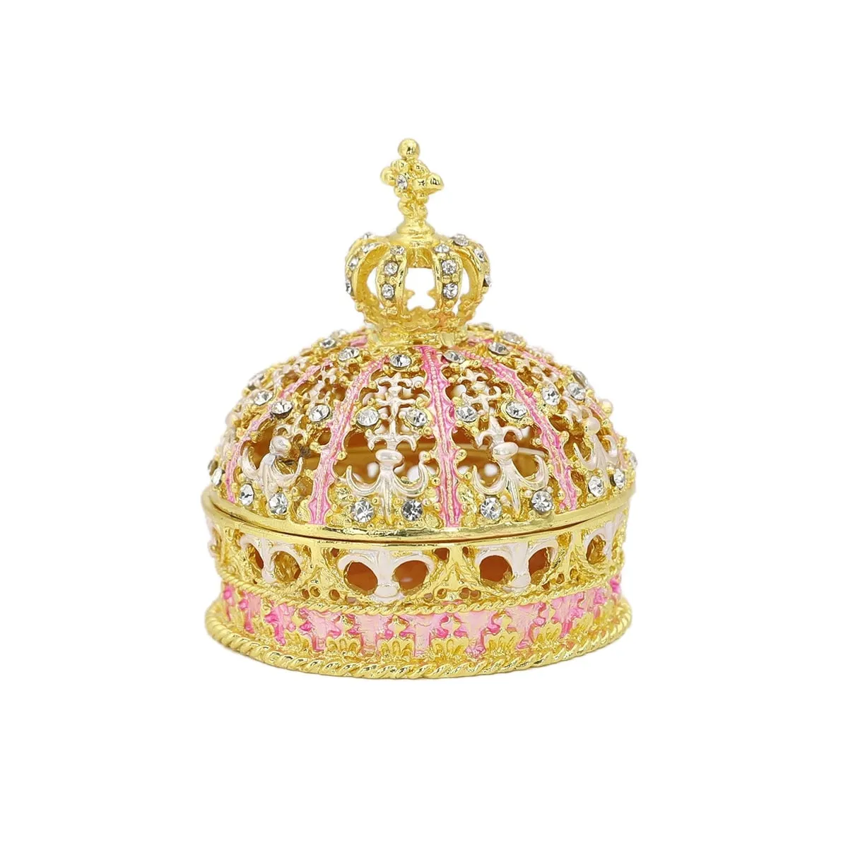 Crown Ring Jewelry Box Holder for Wedding Day