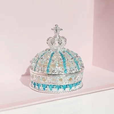 Crown Ring Jewelry Box Holder for Wedding Day