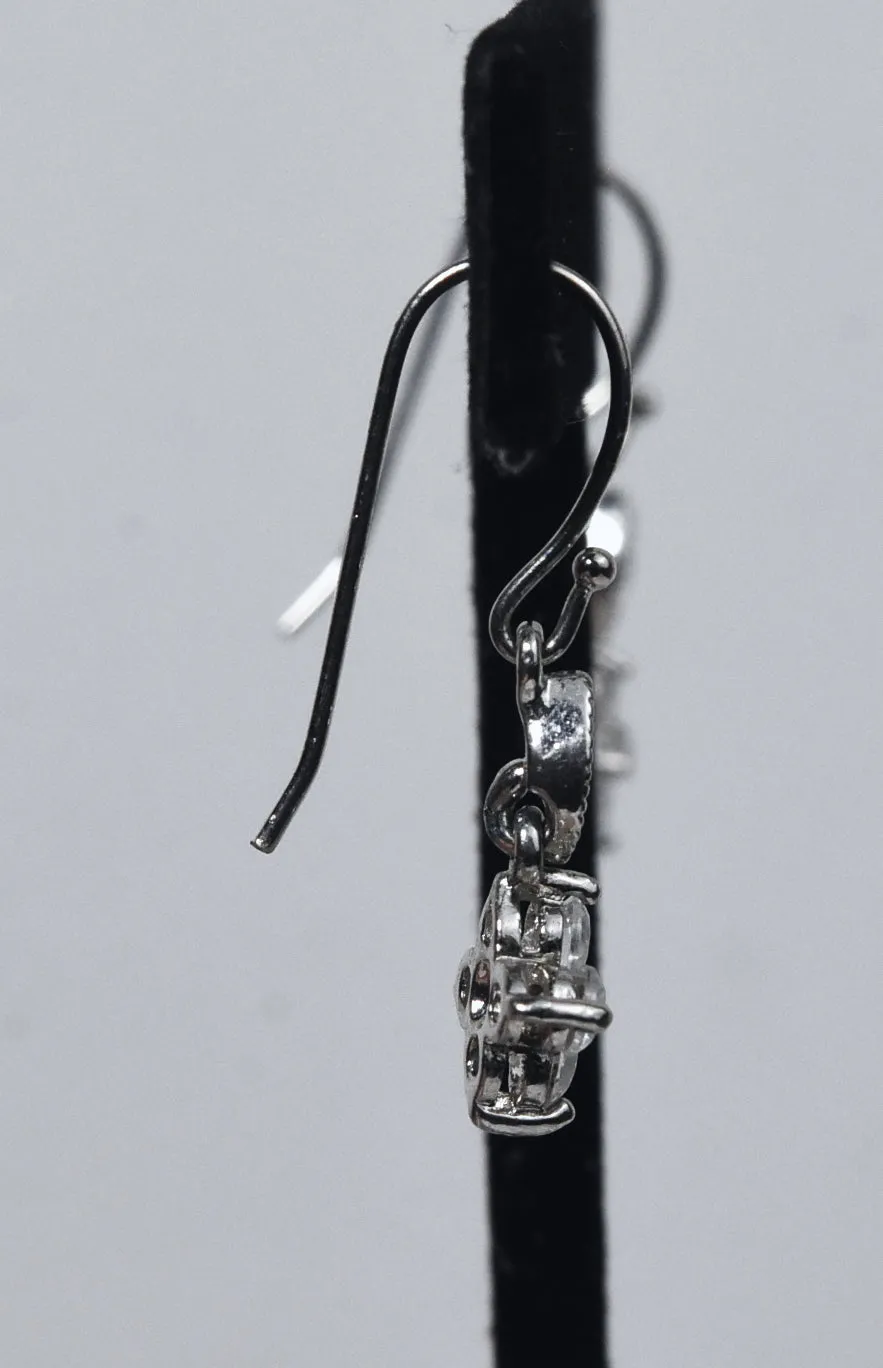 Cubic Zirconia Dangle Earrings