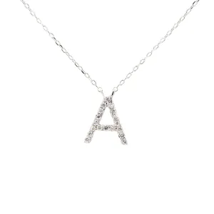 Diamond "A" Necklace