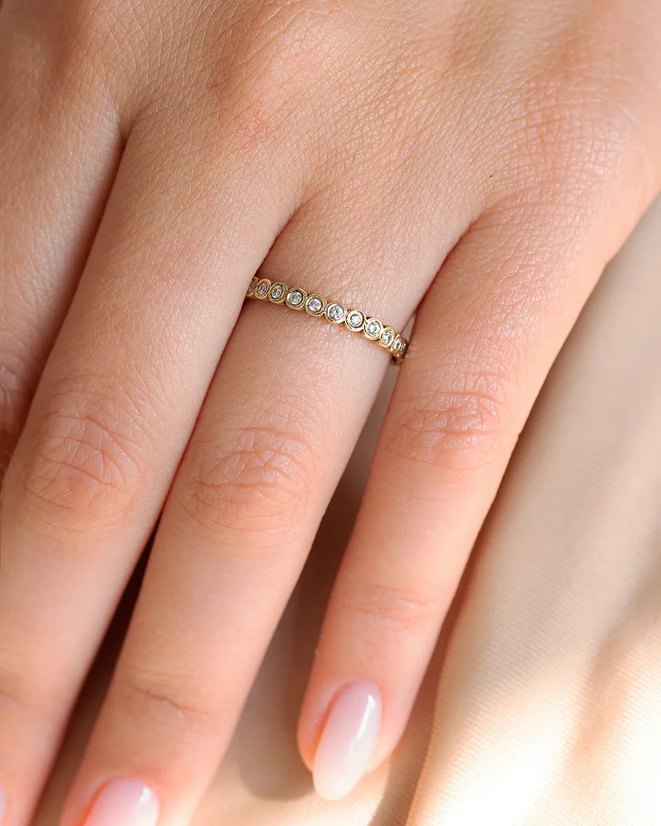 Dotty Eternity Diamond Ring