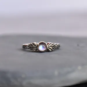 Earth's Radiance - Moonstone Ring