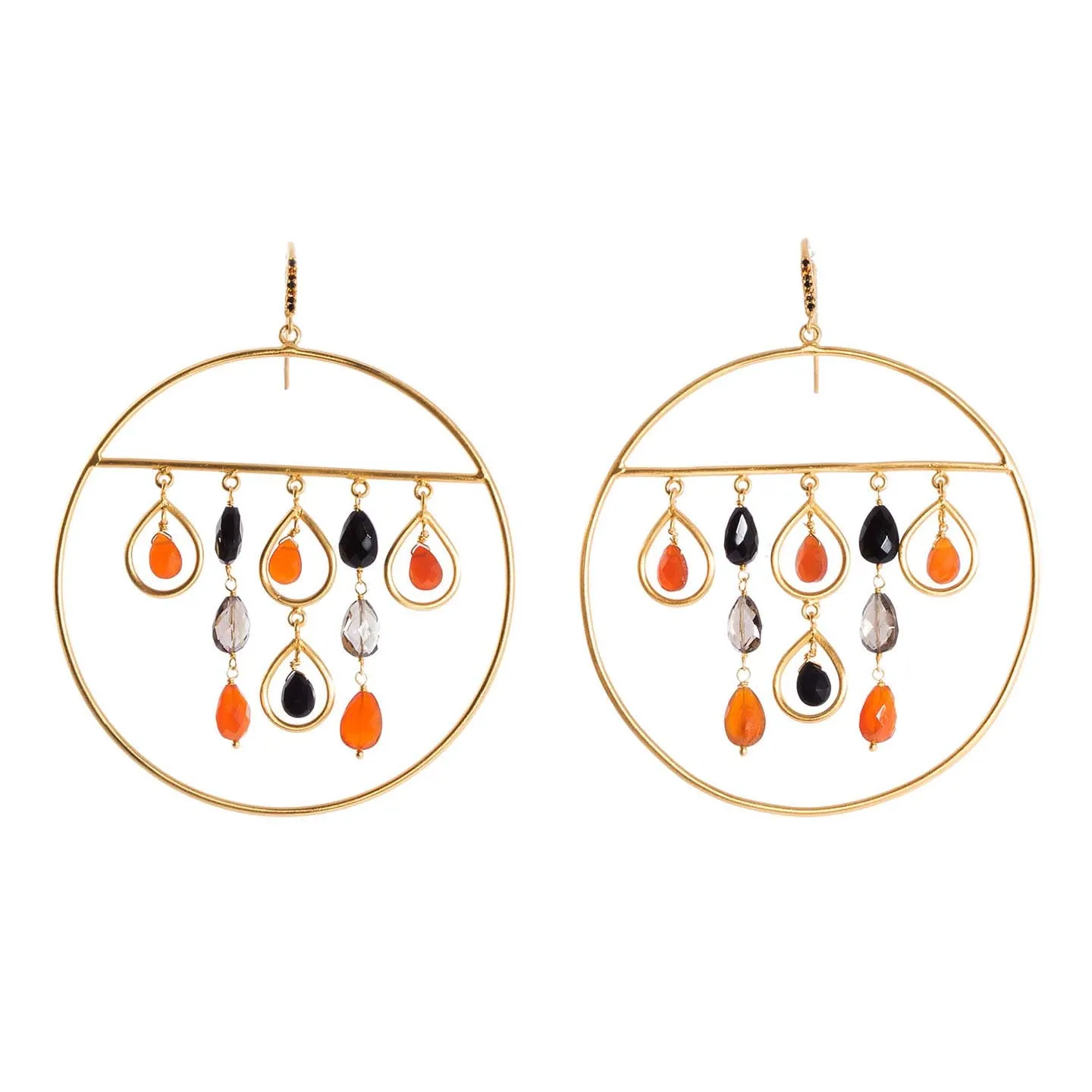 Gaia Hoop Earrings