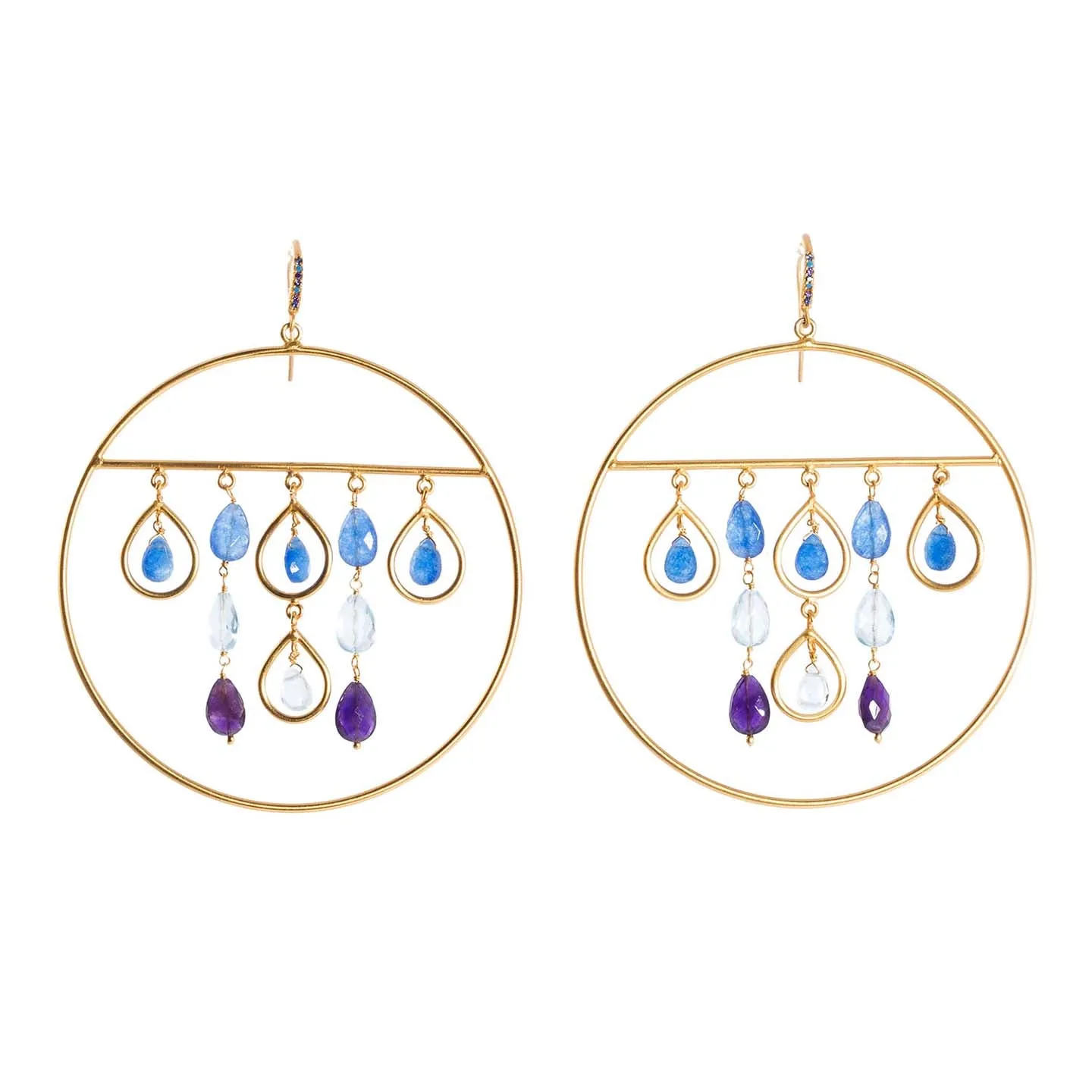 Gaia Hoop Earrings