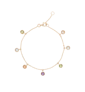 Gemstone Bracelet 14K