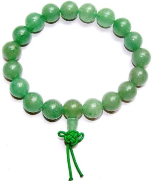 Green Aventurine Power bracelet for Good fortune and luck.