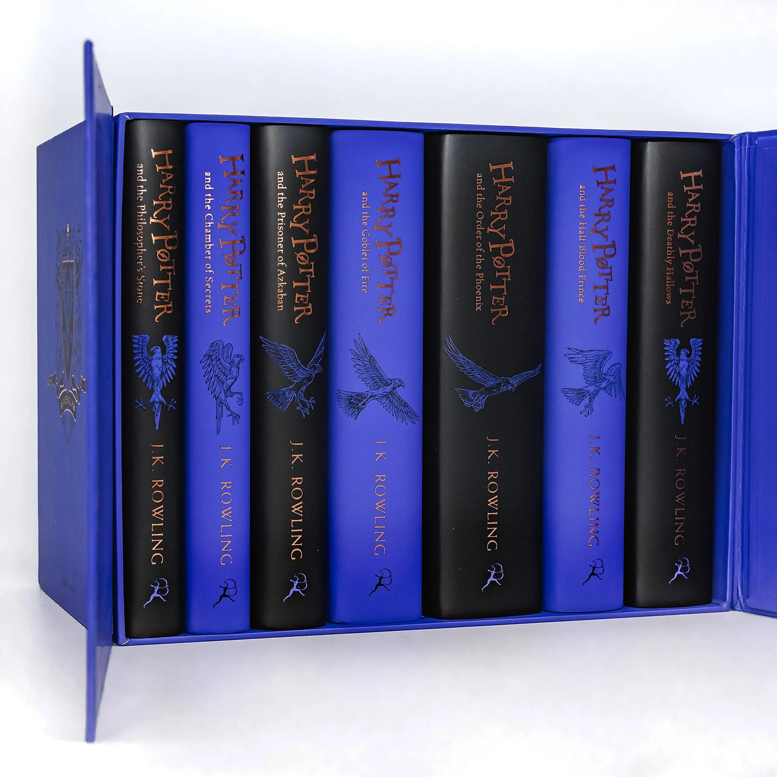 Harry Potter: Hogwarts House Editions - Ravenclaw 7 Books Box Set by J.K. Rowling - Ages 9  - Hardback