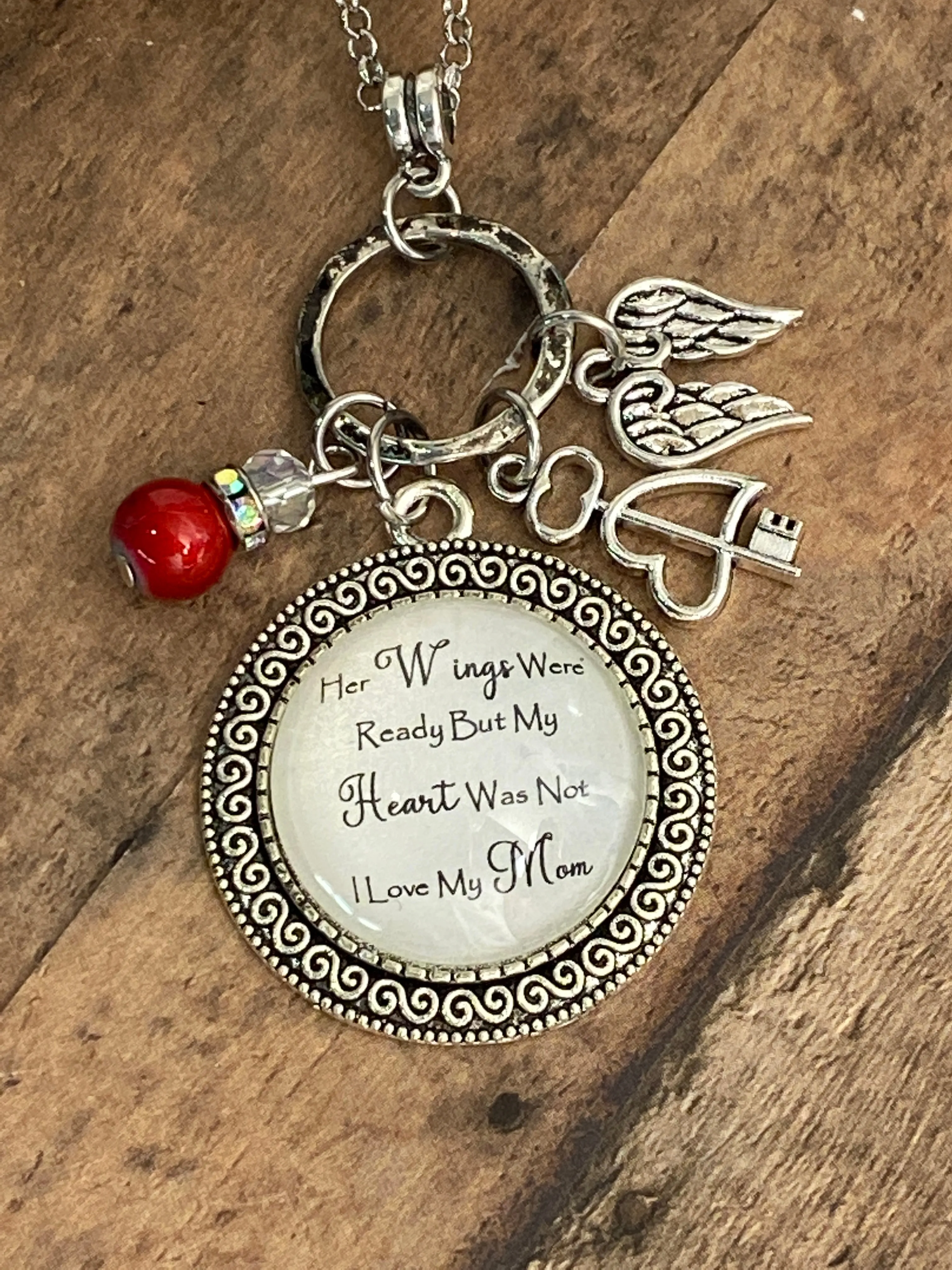 HER/HIS WINGS WERE READY Necklace (24")