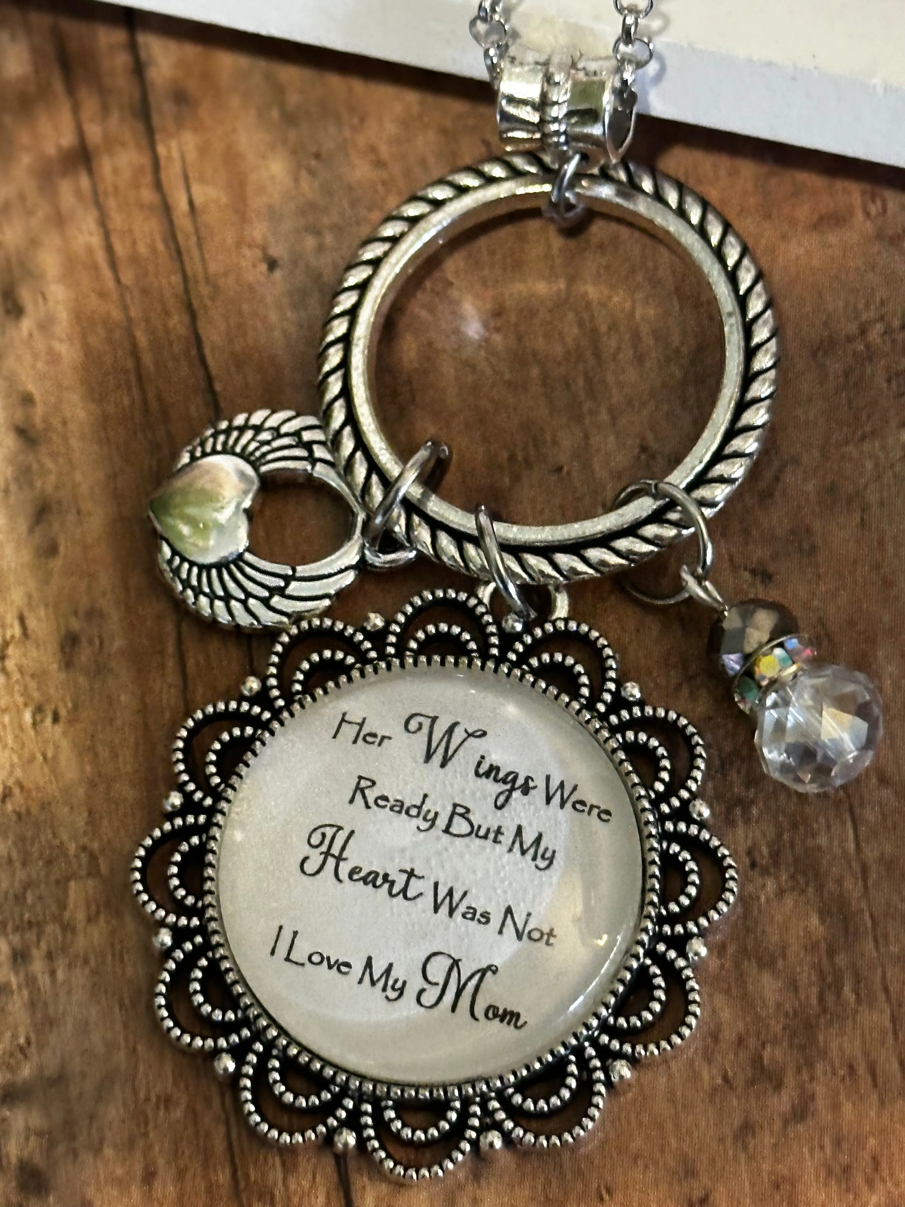 HER/HIS WINGS WERE READY Necklace (24")