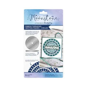 Hunkydory Moonstone Dies - Ribbon Threading Nesting Frames - Circles