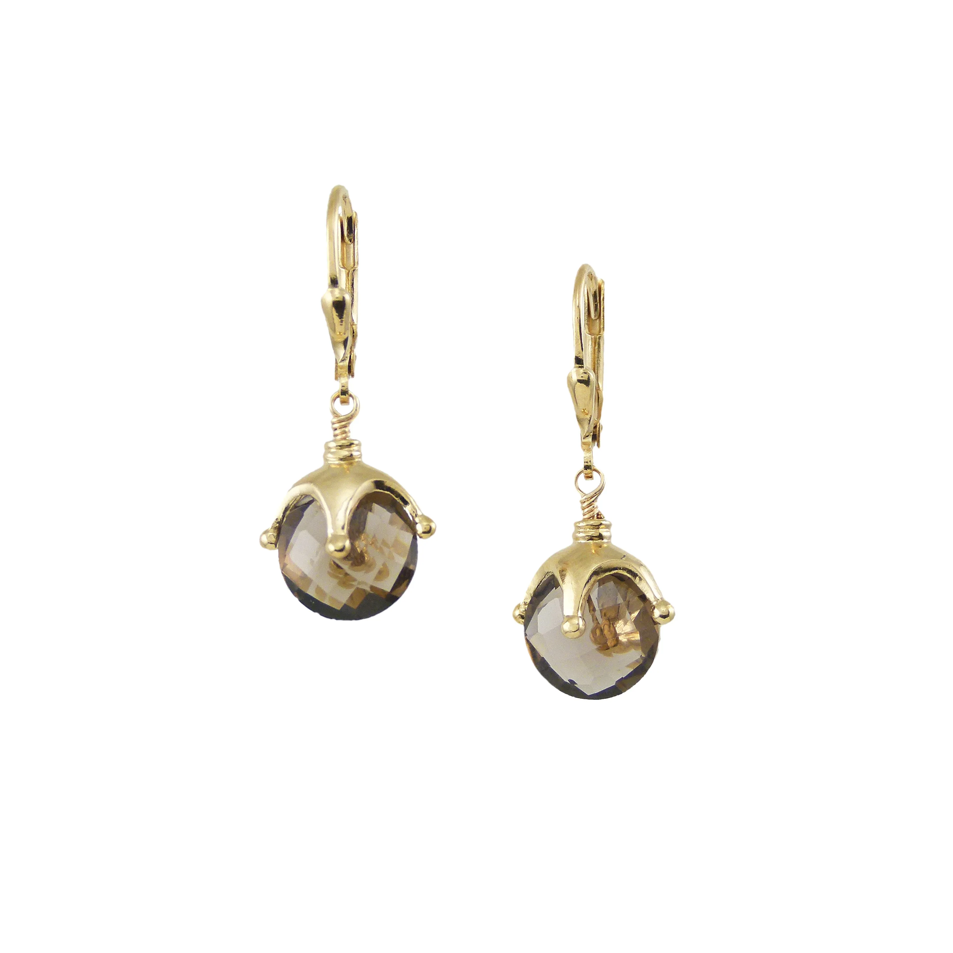 Jester Cap Earrings - Small, Gold