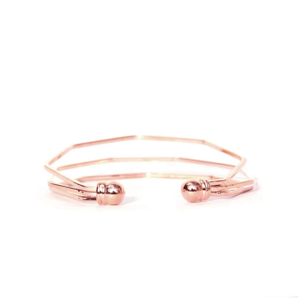 Joker & Witch Hexagon Rosegold Bracelet for women