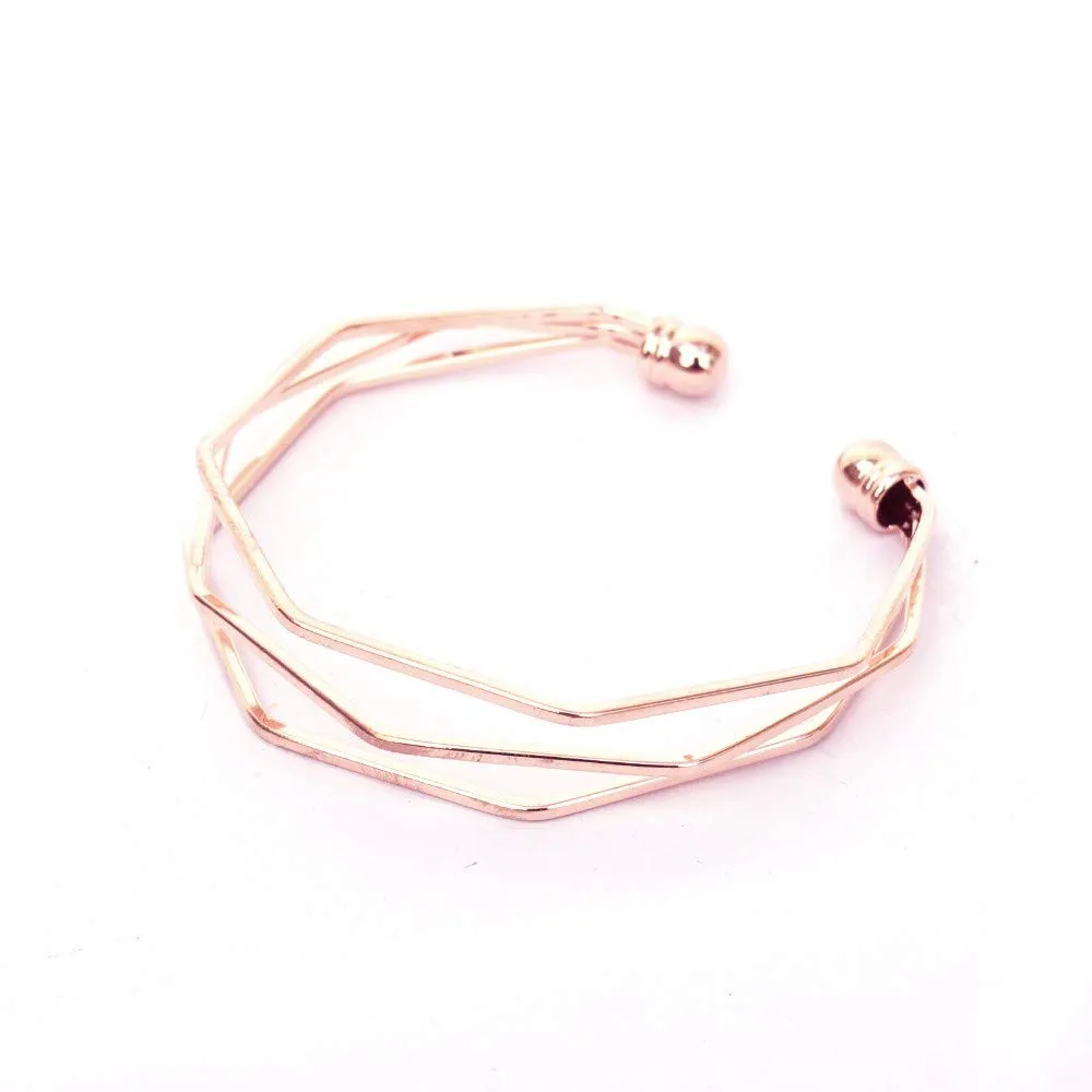 Joker & Witch Hexagon Rosegold Bracelet for women