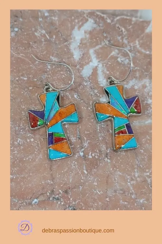 Joyous Wonder Cross Earrings