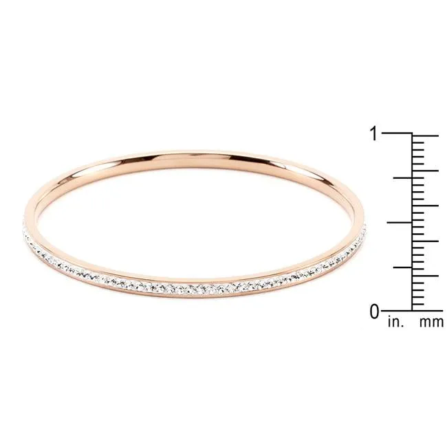 Katlynn Rose  Gold CZ Bangle Bracelet