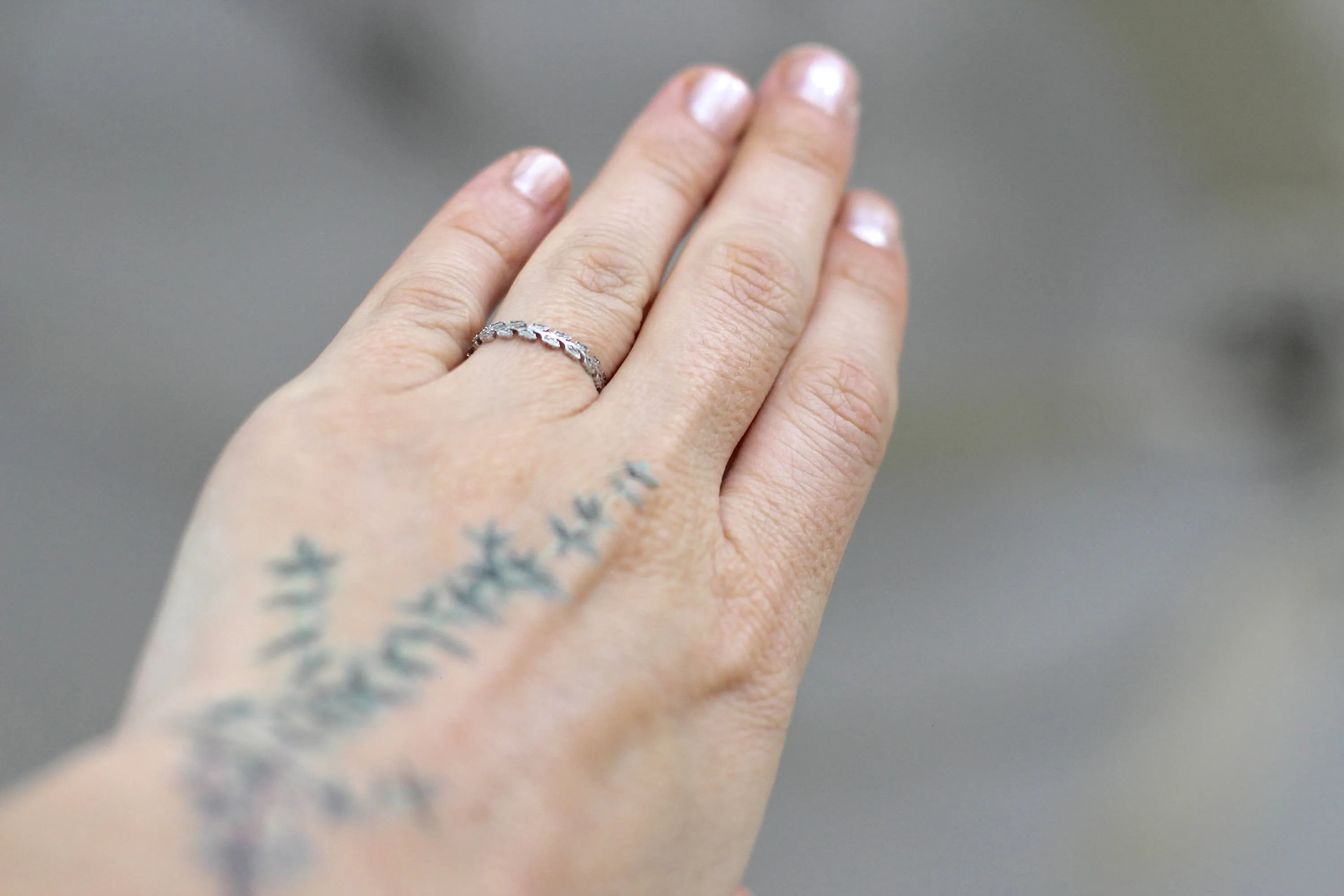 Laurel Leaves Ring