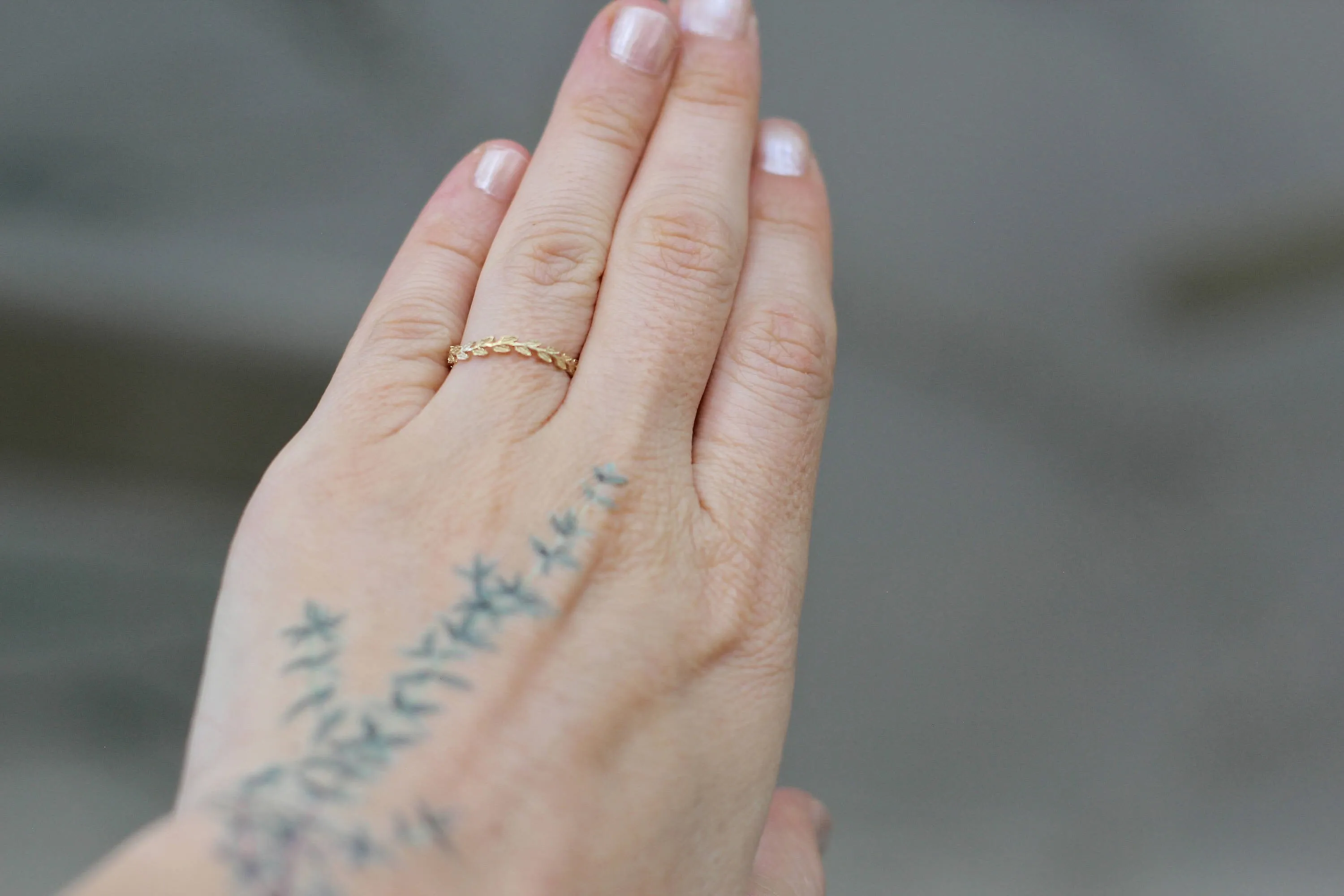 Laurel Leaves Ring