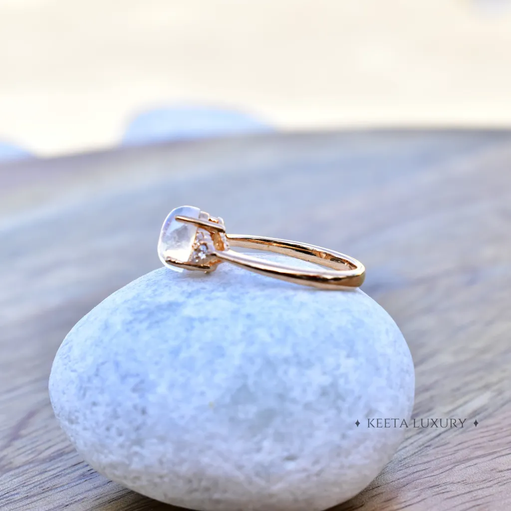 Luminous Moonlight - Moonstone Ring