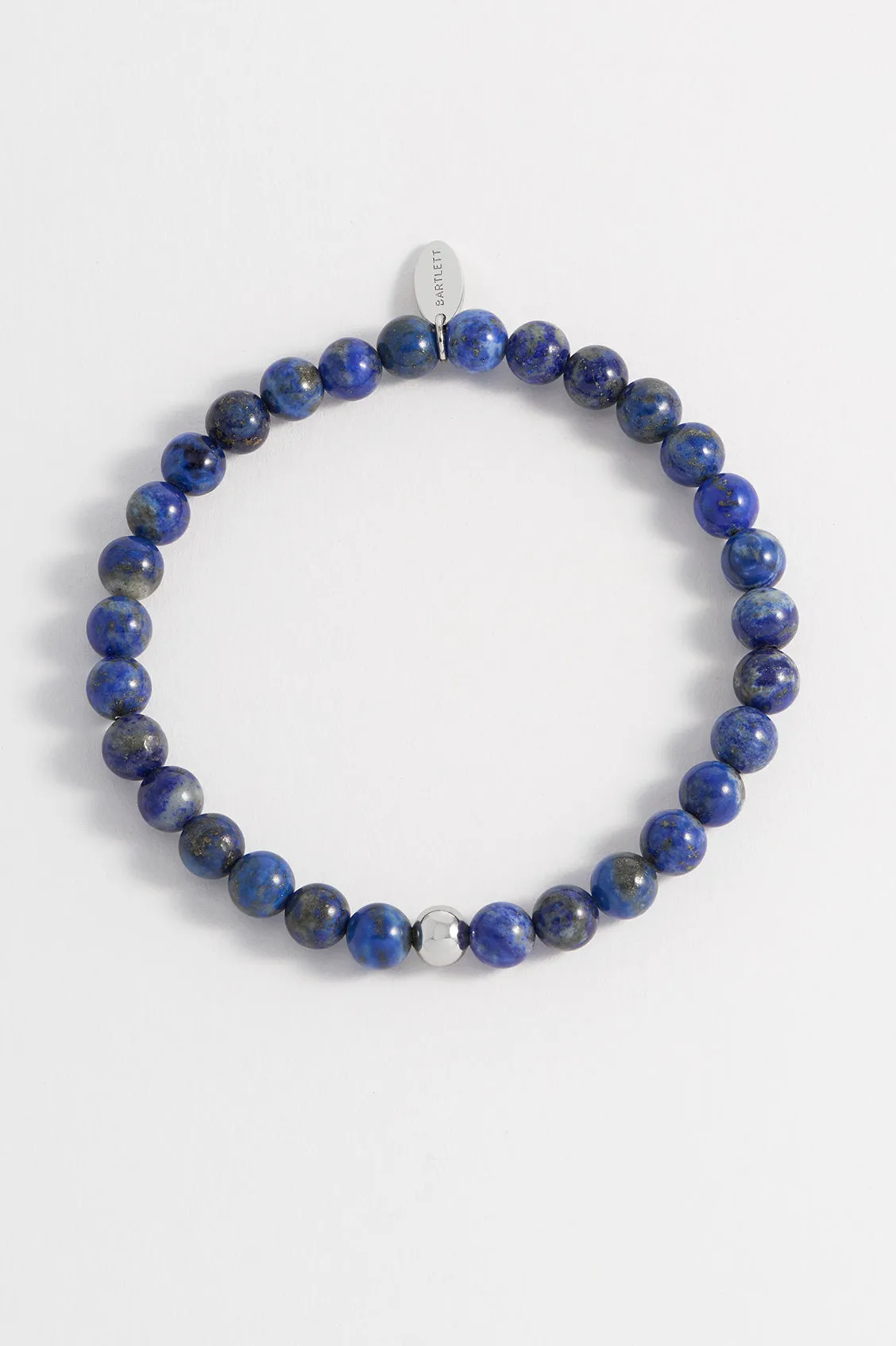 Mens Gemstone Beaded Bracelet