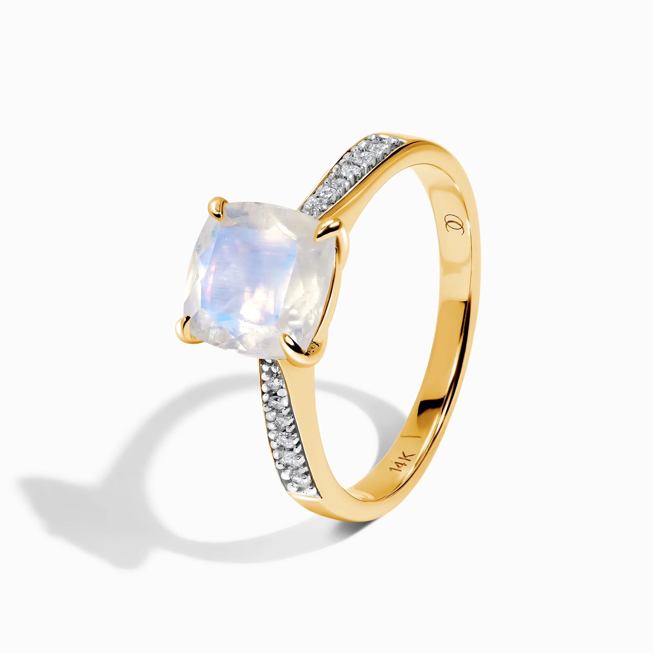 Moonstone Diamond Ring - Eternal Tie