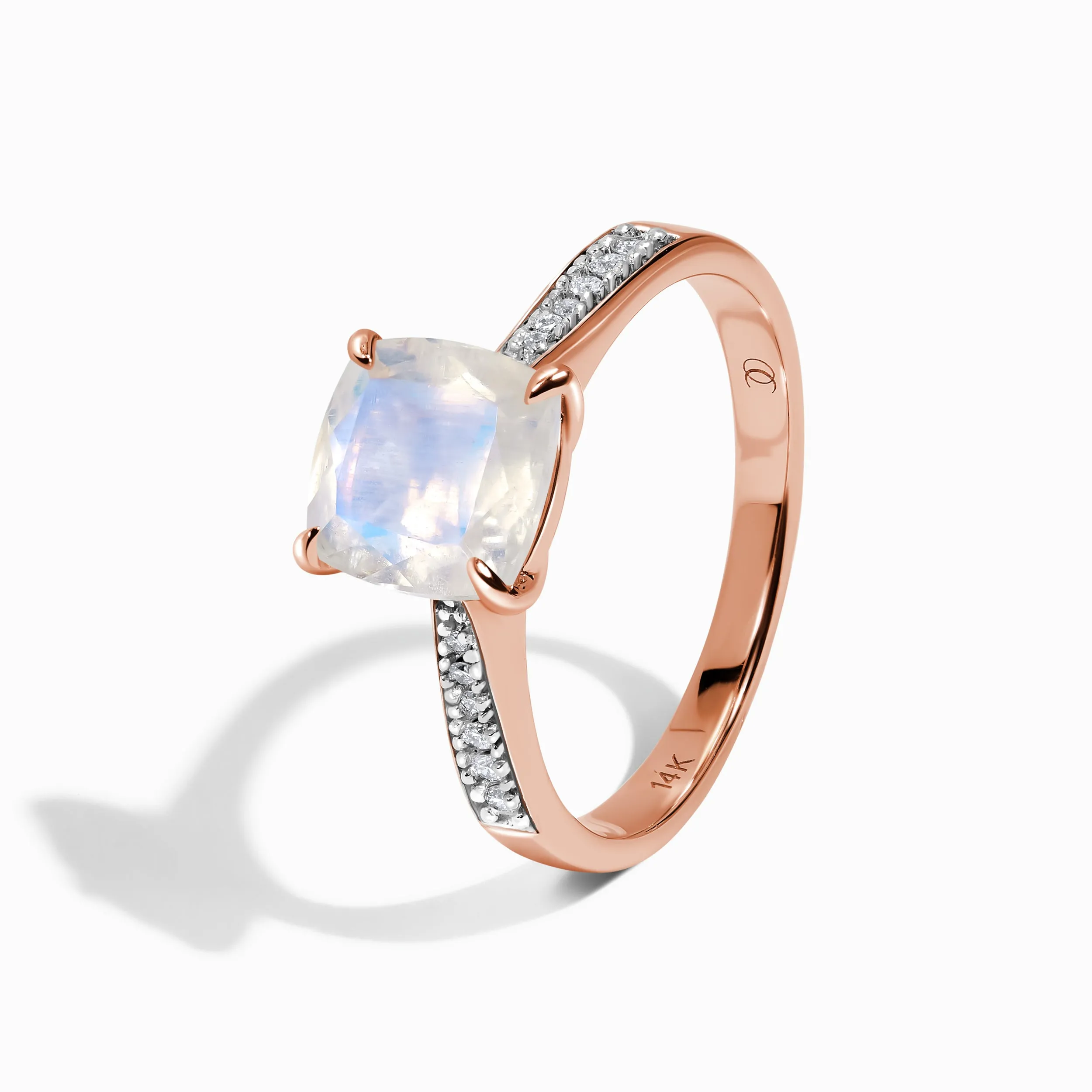 Moonstone Diamond Ring - Eternal Tie