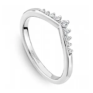 Noam Carver Contour Diamond Wedding Ring in 14K White Gold (0.13ctw)