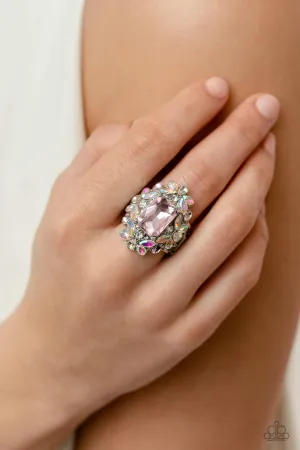 Paparazzi Ring ~ Dynamic Diadem - Pink