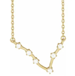 Pisces Diamond Constellation Necklace