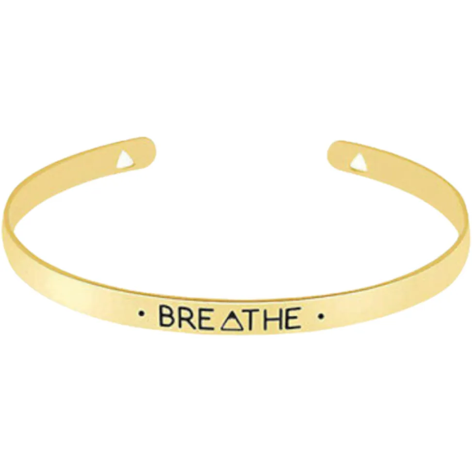 Positivity Bangle Cuff Bracelets