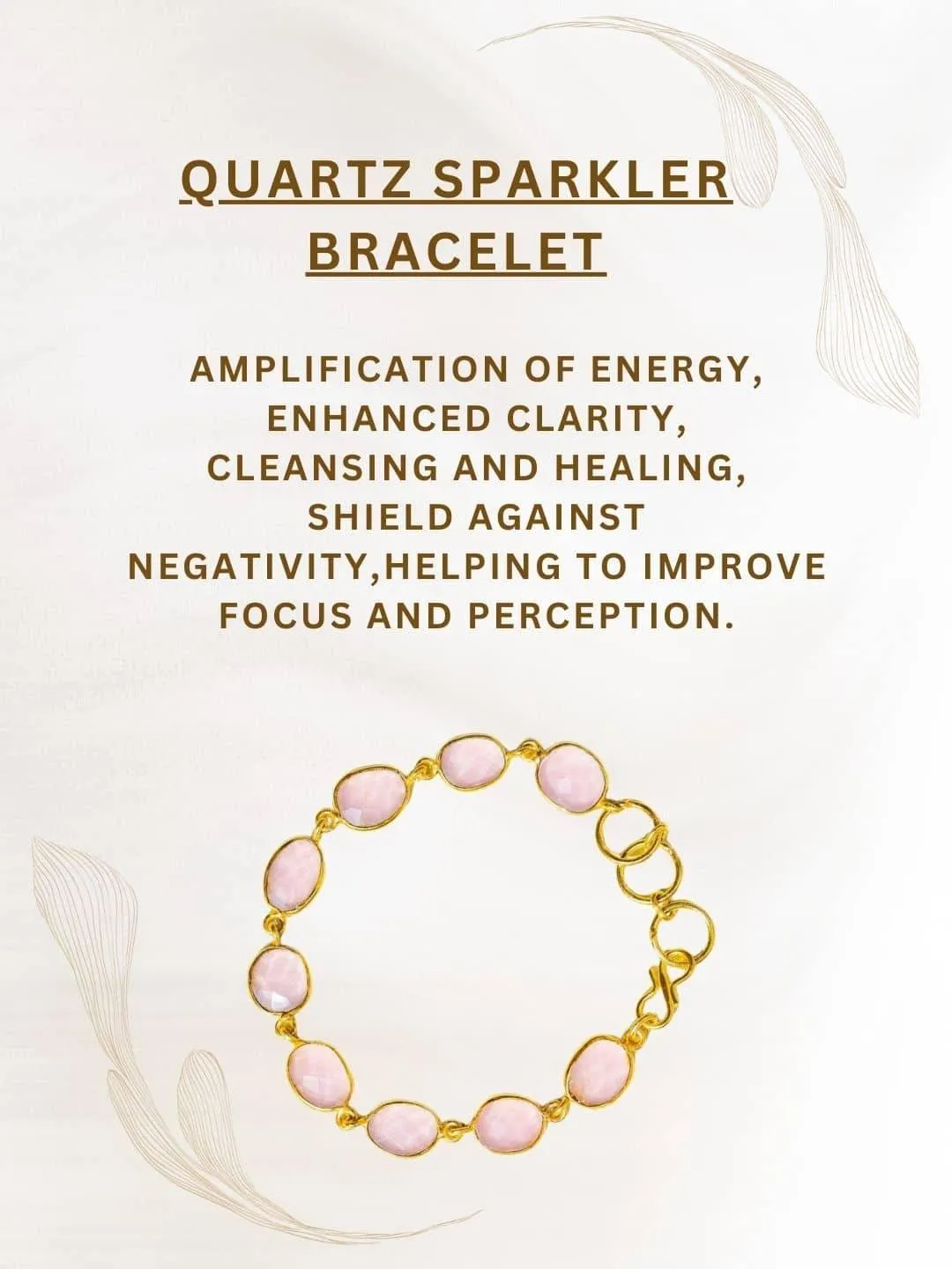 Quartz Sparkler Bracelet