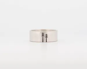 READY TO SHIP #294 - Woodland Ring - Wide - Size 10.5