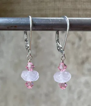 Rose Quartz Earrings