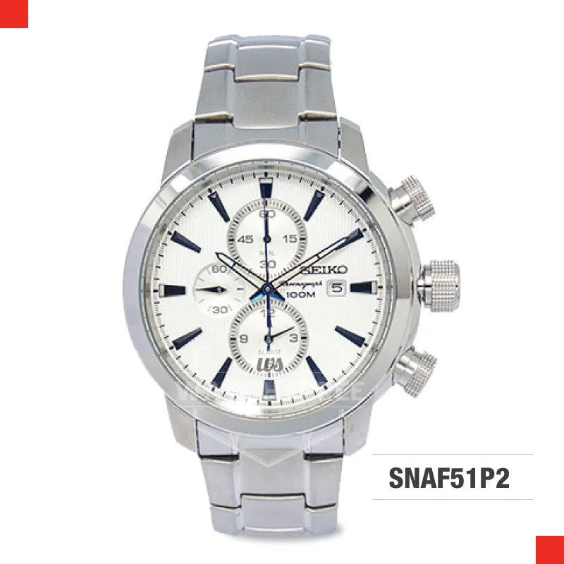 Seiko Chronograph Watch SNAF51P2