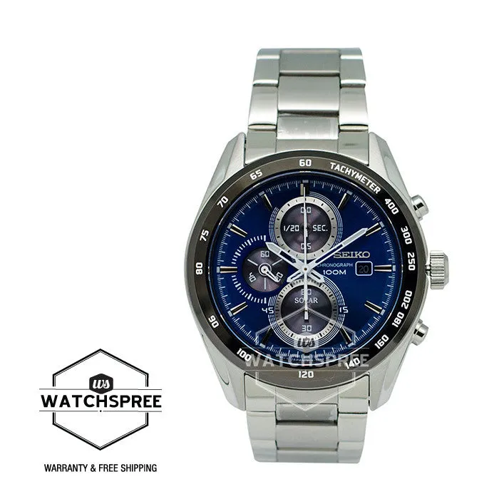 Seiko Criteria Solar Chronograph Watch SSC405P1 (Not For EU Buyers)