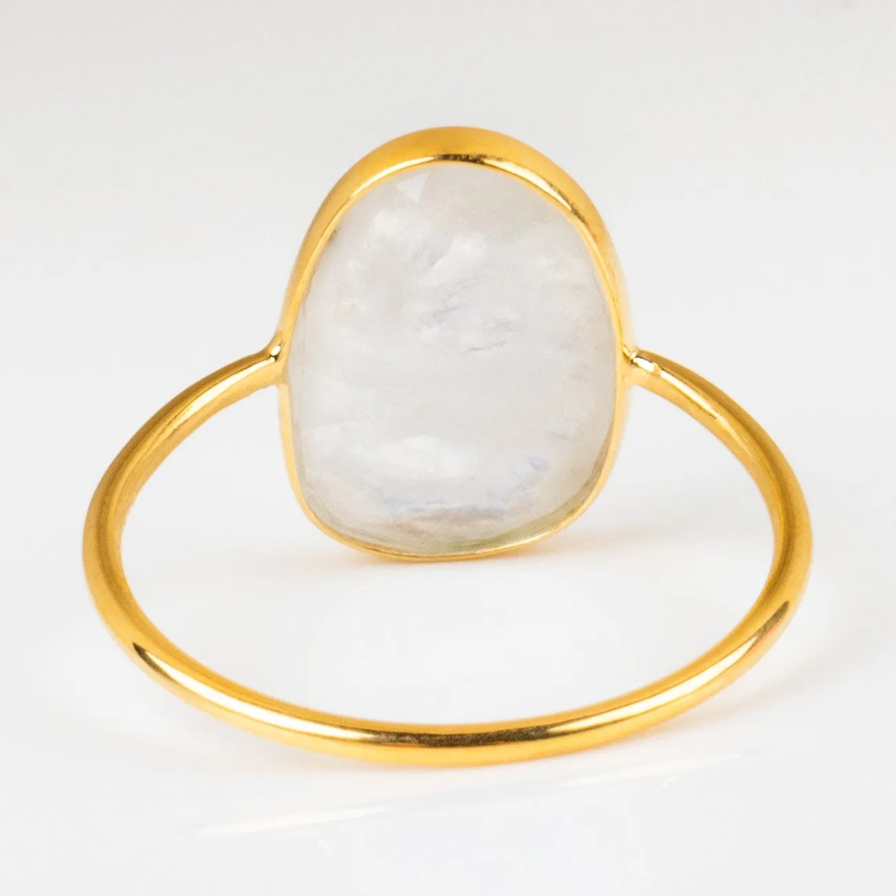 Selena Slice Ring in Moonstone