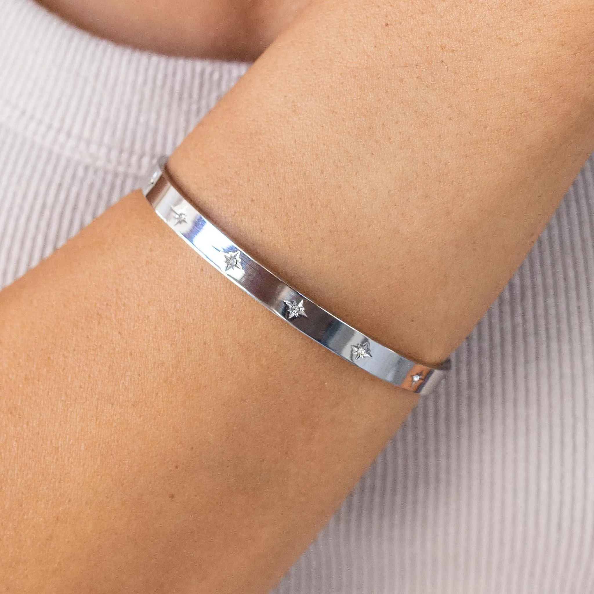 Star Crossed Cuff Silver