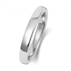 Wedding Band 18K Soft Court 2.5mm-1.4 Wedding  Ring WQ132WM/I