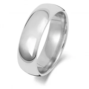 Wedding Band 9K Trad Court 6mm-1.25 Wedding  Ring W166WL